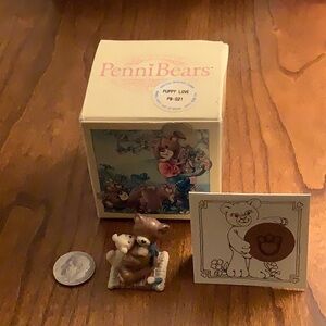 Puppy Love Figurine - Brown